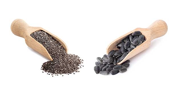 Chia Seeds vs Sunflower Seeds
